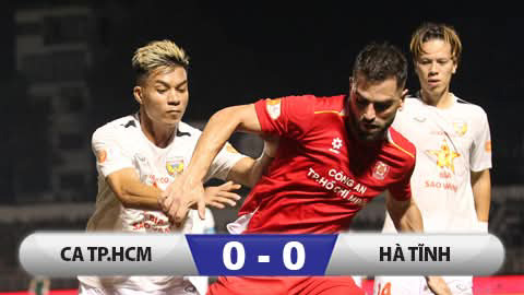 Kết quả Công an TP.HCM 0-0 Hồng Lĩnh Hà Tĩnh: Trận hoà nhạt nhoà  Kết quả Công an TP.HCM 0-0 Hồng Lĩnh Hà Tĩnh: Trận hoà nhạt nhoà