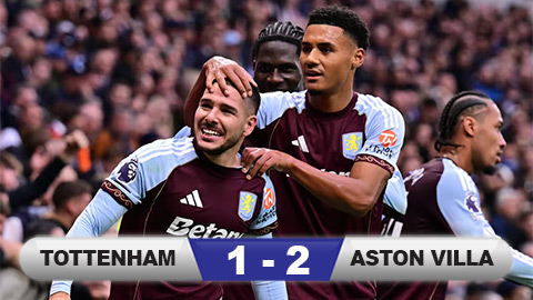 Kết quả Tottenham 1-2 Aston Villa: Spurs lỡ cơ hội vào Top 4  Kết quả Tottenham 1-2 Aston Villa: Spurs lỡ cơ hội vào Top 4