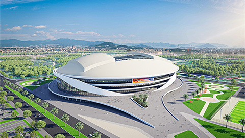 Khởi công xây dựng SVĐ hiện đại nhất Việt Nam, đủ tiêu chuẩn tổ chức World Cup  Khởi công xây dựng SVĐ hiện đại nhất Việt Nam, đủ tiêu chuẩn tổ chức World Cup