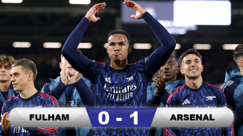 Kết quả Fulham 0-1 Arsenal: Chiến thắng nhờ Trossard  Kết quả Fulham 0-1 Arsenal: Chiến thắng nhờ Trossard