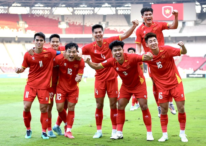 ĐT U22 Việt Nam đang được kỳ vọng cao tại SEA Games 33. Ảnh: VFF