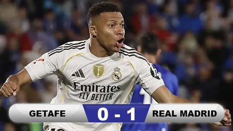 Kết quả Getafe 0-1 Real Madrid: Chiến thắng nhọc nhằn  Kết quả Getafe 0-1 Real Madrid: Chiến thắng nhọc nhằn