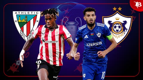 Nhận định bóng đá Bilbao vs Qarabag, 23h45 ngày 22/10: ‘Ăn tát’ ở xứ Basque  Nhận định bóng đá Bilbao vs Qarabag, 23h45 ngày 22/10: ‘Ăn tát’ ở xứ Basque