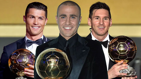 Cannavaro giữ kỷ lục Quả Bóng Vàng mà Ronaldo và Messi không bao giờ có được  Cannavaro giữ kỷ lục Quả Bóng Vàng mà Ronaldo và Messi không bao giờ có được