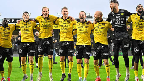 Mjallby vô địch Thụy Điển, 'bay' vào lịch sử bóng đá châu Âu  Mjallby vô địch Thụy Điển, 'bay' vào lịch sử bóng đá châu Âu