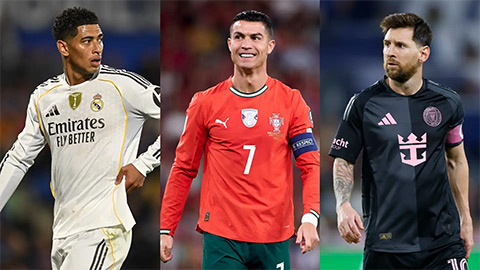 Ngôi sao bóng đá có giá trị thương mại cao nhất năm 2025: Ronaldo số 1, Messi 'mất tích'  Ngôi sao bóng đá có giá trị thương mại cao nhất năm 2025: Ronaldo số 1, Messi 'mất tích'