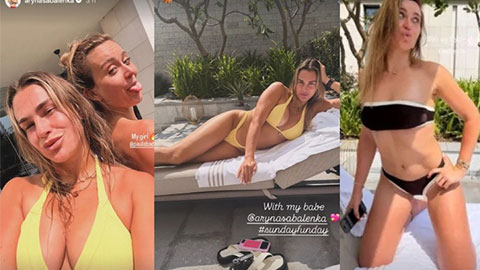 Aryna Sabalenka và Paula Badosa khoe dáng nóng bỏng trong kỳ nghỉ trước WTA Finals  Aryna Sabalenka và Paula Badosa khoe dáng nóng bỏng trong kỳ nghỉ trước WTA Finals