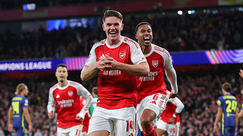  Tin giờ chót 22/10: Arsenal sáng cửa vô địch Champions League
