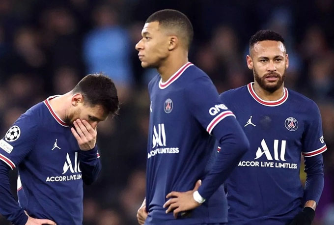 PSG từng sở hữu bộ ba tấn công tên tuổi gồm Messi - Mbappe - Neymar nhưng vẫn không có được thành công
