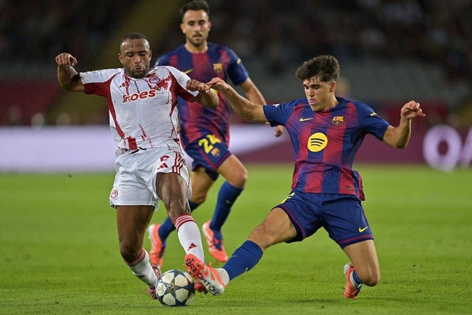 Trước Olympiakos, Barca đã lấy lại lối chơi pressing cường độ cao.
