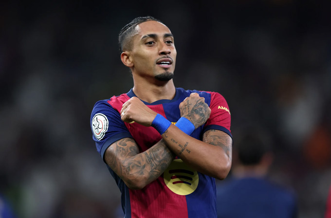 Barca sẽ không có Raphinha ở trận El Clasico