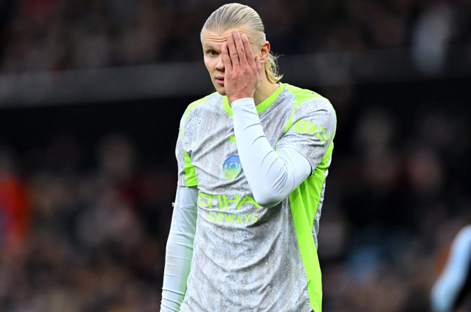 Haaland ngừng ghi bàn, Man City bại trận