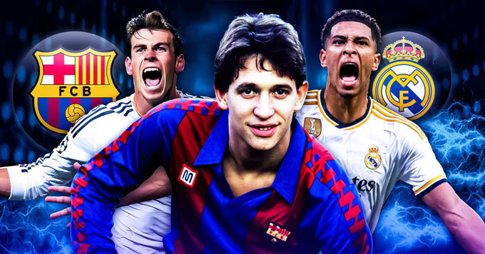 Đã có rất nhiều ngôi sao người Vương quốc Anh khoác áo Real và Barca nhưng chưa khi nào có 2 cầu thủ đối đầu nhau ở El Clasico