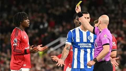 Vì sao Patrick Dorgu không bị đuổi ở trận MU thắng Brighton?  Vì sao Patrick Dorgu không bị đuổi ở trận MU thắng Brighton?