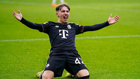 Sao mai sinh năm 2008 của Bayern Munich tỏa sáng rực rỡ  Sao mai sinh năm 2008 của Bayern Munich tỏa sáng rực rỡ