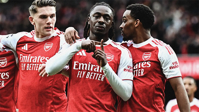 Eze ghi bàn djuy nhất giúp Arsenal đánh bại Palace đêm Chủ nhật