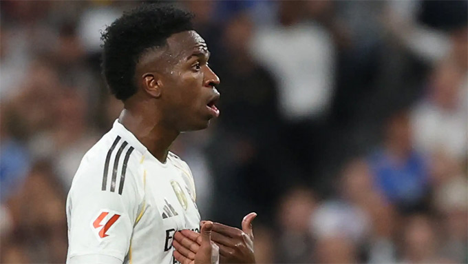 Vinicius gây phẫn nộ với những hành động của mình ở trận El Clasico