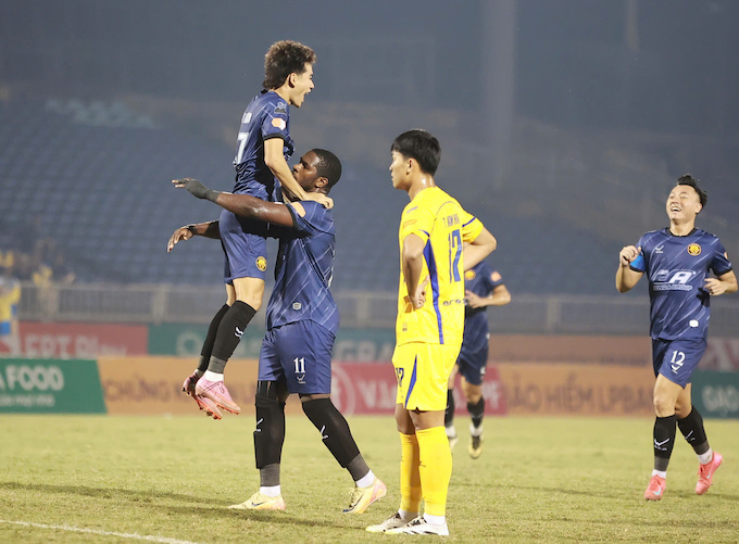 Thanh Hoá cũng đã có trận thắng đầu tiên trên sân Vinh. Ảnh: CTV 