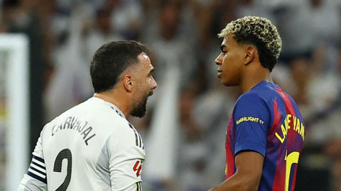 Lamine Yamal bỏ theo dõi Dani Carvajal sau trận El Clasico  Lamine Yamal bỏ theo dõi Dani Carvajal sau trận El Clasico