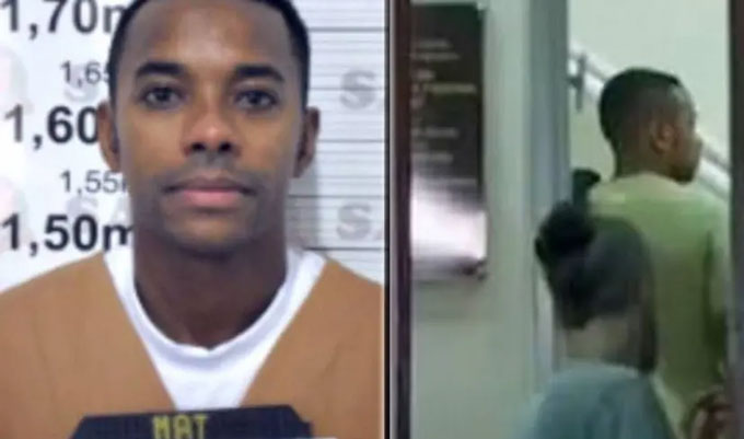 Robinho trả lời phỏng vấn từ trong tù