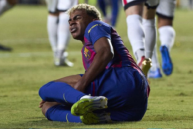 Chứng đau cơ xương mu háng ảnh hưởng nặng nề đến khả năng vận động của khớp háng với 2 hoạt động cụ thể là chạy và sút của Yamal