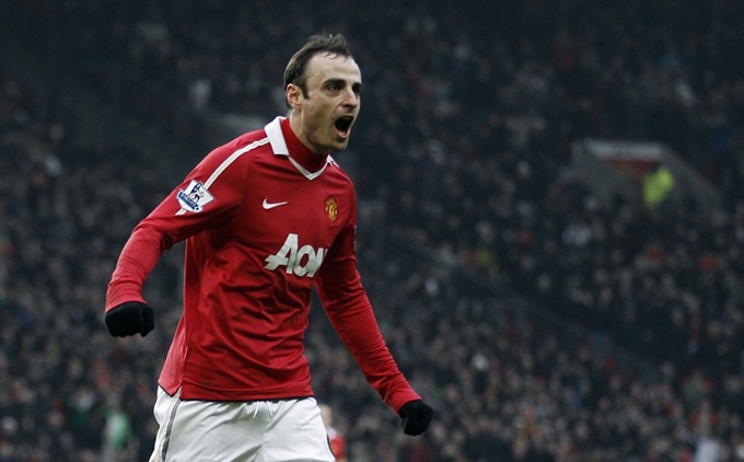 Berbatov khi còn thi đấu cho MU