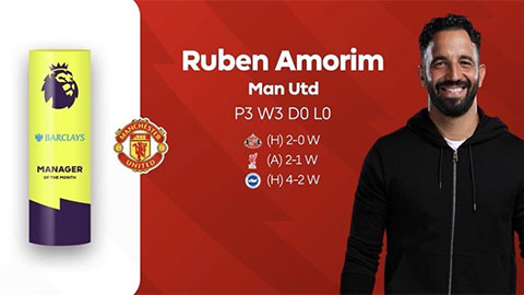 Tin giờ chót 30/10: Ruben Amorim có cơ hội giành vinh dự lớn nhất từ khi tới MU Tin giờ chót 30/10: Ruben Amorim có cơ hội giành vinh dự lớn nhất từ khi tới MU