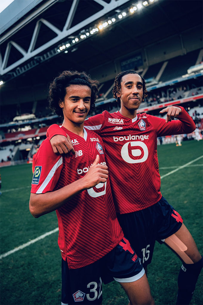 Nếu tới MU, Bouaddi sẽ tái hợp người đồng đội cũ của mình ở Lille là Yoro