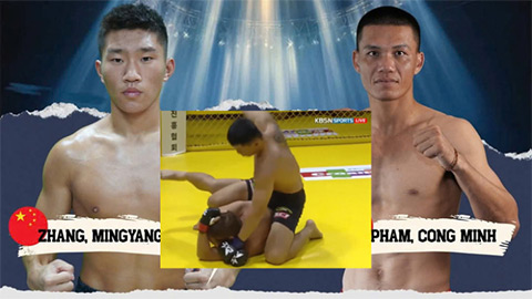 Phạm Công Minh hạ võ sĩ Trung Quốc, đoạt cúp MMA thế giới Phạm Công Minh hạ võ sĩ Trung Quốc, đoạt cúp MMA thế giới