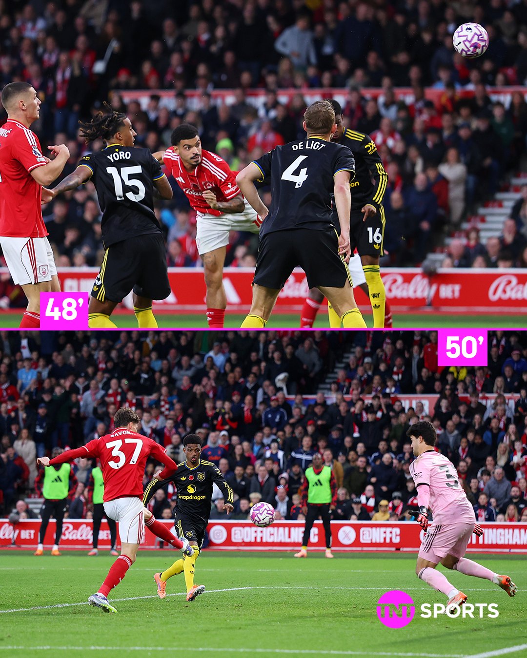 MU thủng lưới 2 bàn chỉ trong 2 phút đầu hiệp 2 đều từ các tình huống tranh chấp trên không