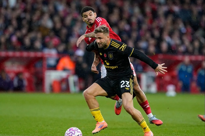 Luke Shaw chơi ngày càng hay khi được Amorim tin tưởng