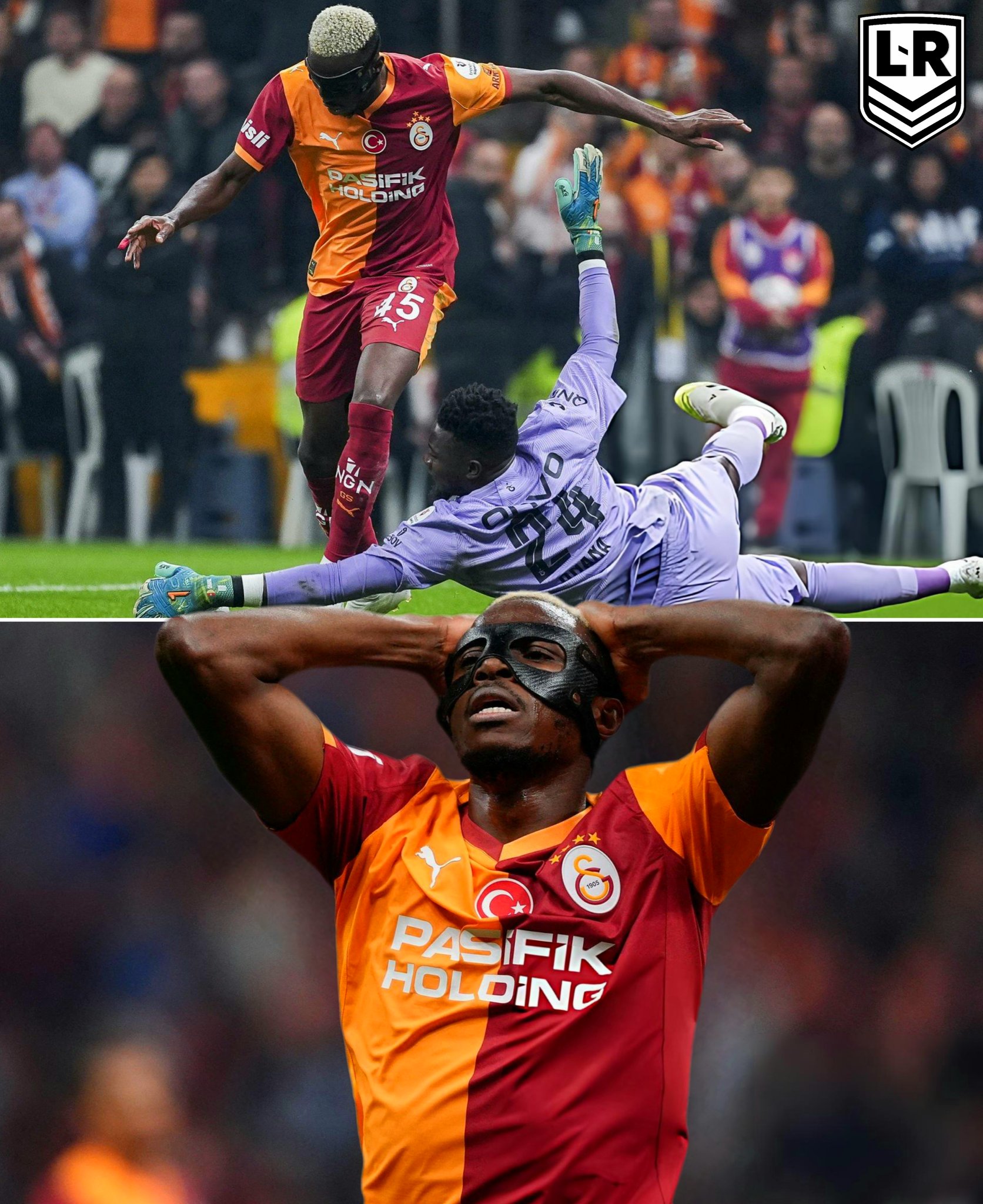 Onana khiến Osimhen và hàng công Galatasaray phải bất lực