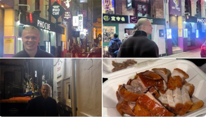 Những hình ảnh về tour ẩm thực thú vị của Haaland