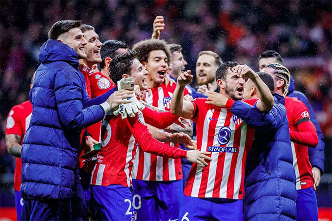Atletico có 11 năm liền dự Champions League
