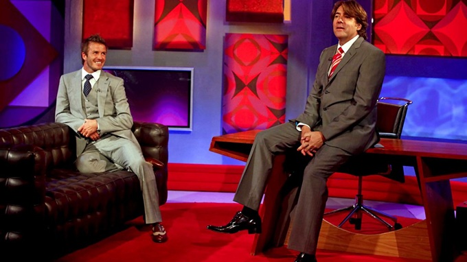 Beckham trên chương trình của Jonathan Ross