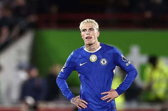 Garnacho chưa để lại nhiều dấu ấn tại Chelsea