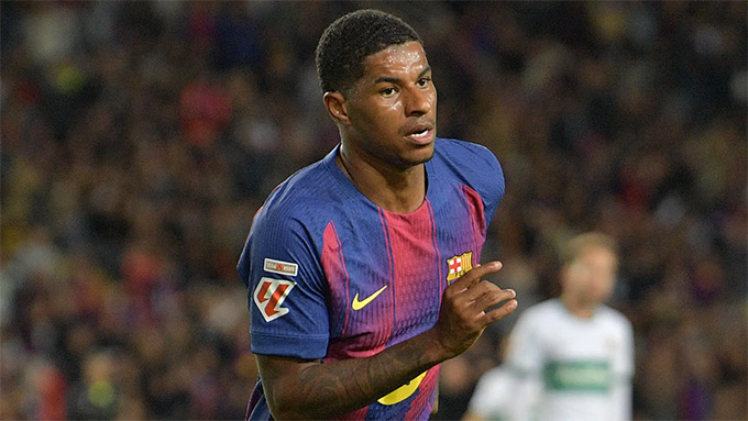 Rashford đang thi đấu bùng nổ tại Barca
