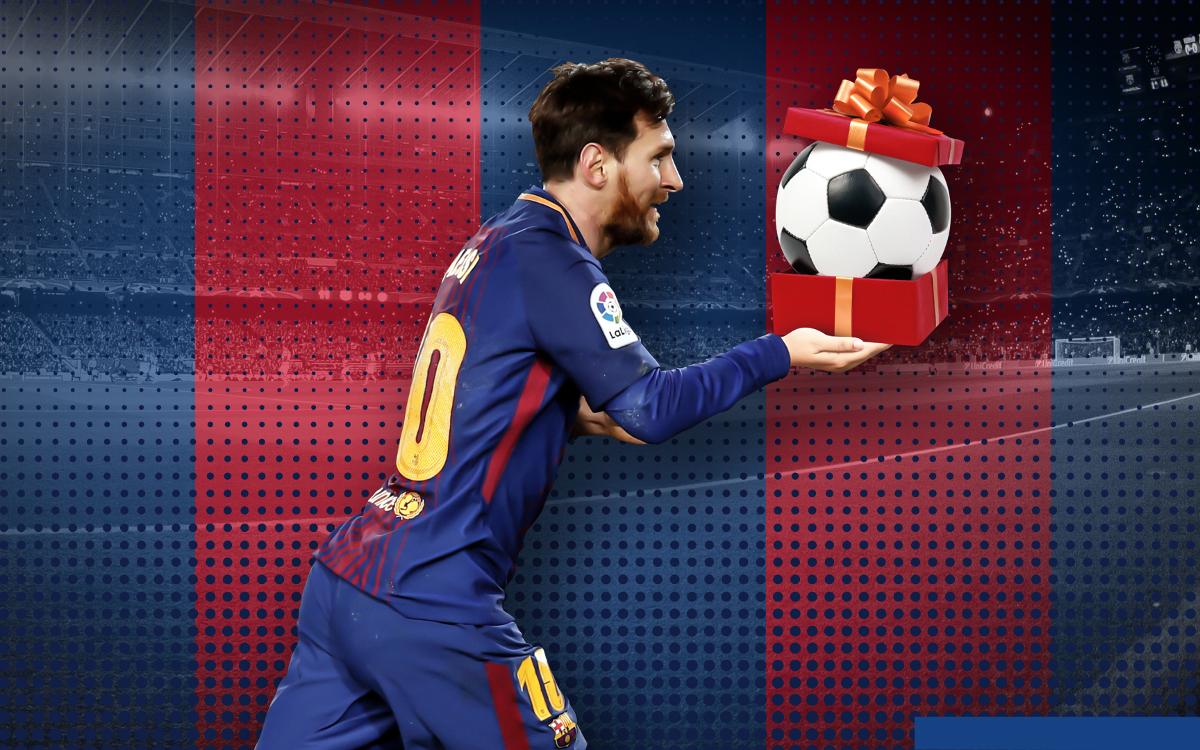 Lionel Messi đang có 400 pha kiến tạo thành bàn