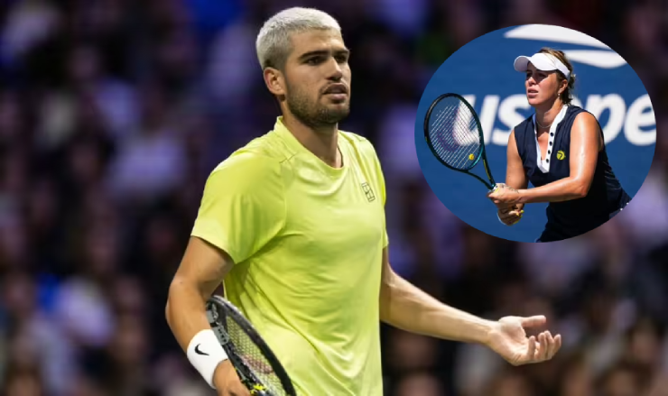 Pavlyuchenkova tỏ ra khó chịu với nụ cười hiền lành của Alcaraz