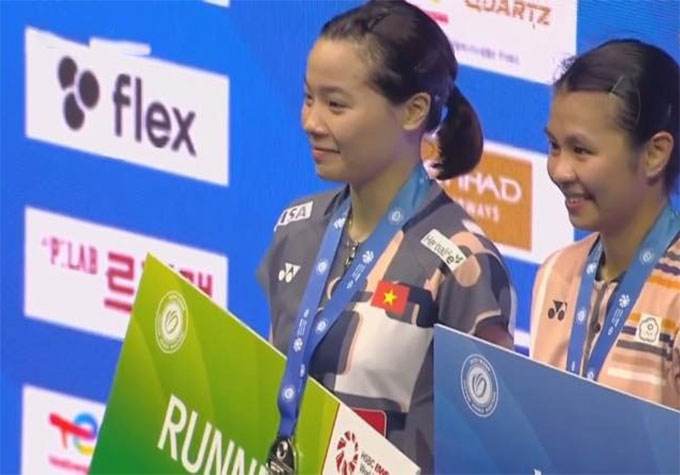 Thùy Linh về nhì ở Korea Masters 2025