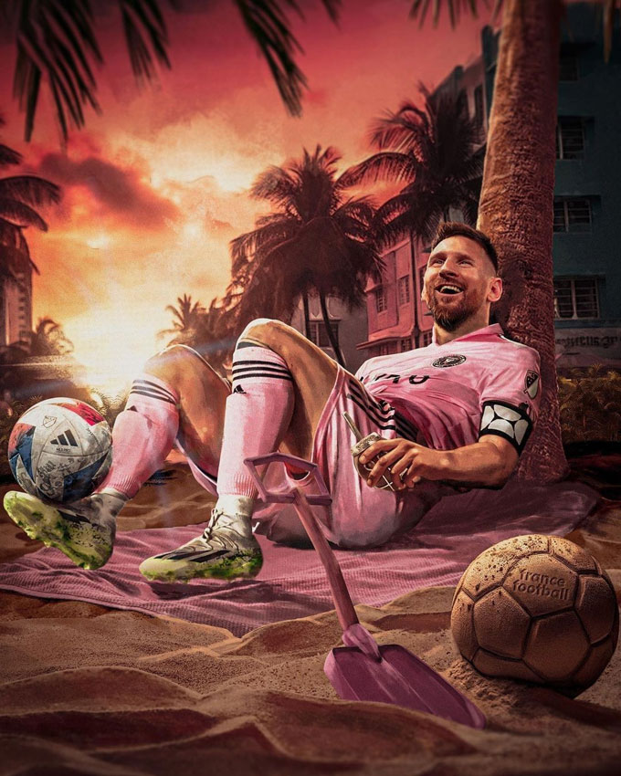 Messi đang tận hưởng niềm vui chơi bóng tuổi xế chiều tại Miami