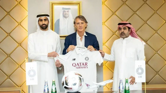 Roberto Mancini trở thành tân HLV Al Sadd