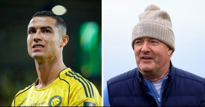 Ronaldo và "trung thần" Piers Morgan