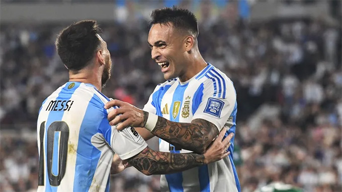 Messi và Lautaro tiếp tục là cặp song sát đáng sợ của Argentina