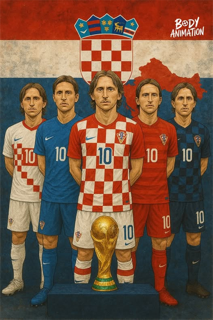 Luka Modric sẽ tham gia World Cup lần thứ 5 cùng ĐT Croatia