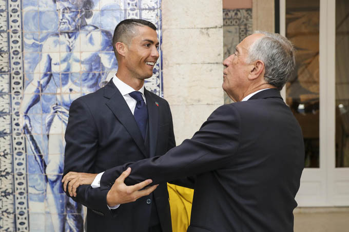 Tổng thống Marcelo Rebelo de Sousa trân trọng Ronaldo