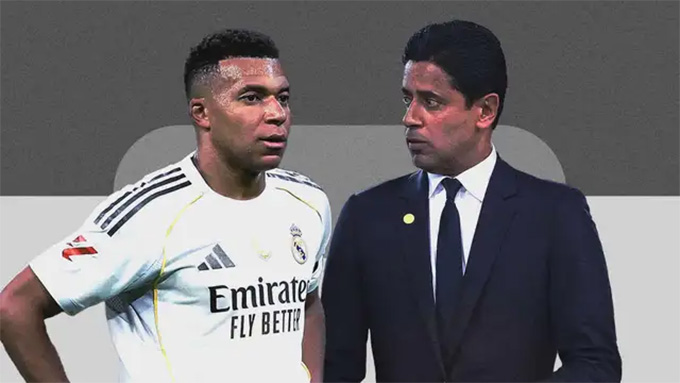 Cuộc chiến T chính giữa Kylian Mbappe và đội bóng cũ PSG vẫn chưa đến hồi kết