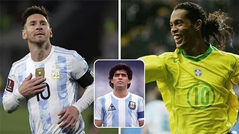  5 thiên tài kỹ thuật xuất sắc nhất lịch sử bóng đá: Lionel Messi chỉ đứng thứ 2