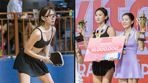Hotgirl vén váy được khen trình cao pickleball, nhan sắc ngày càng thăng hạng
