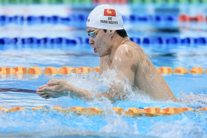 Trầ Hưng Nguyên, hy vọng vàng ở các nội dung bơi hỗn hợp của đoàn Việt Nam - Ảnh: Minh Tuấn 